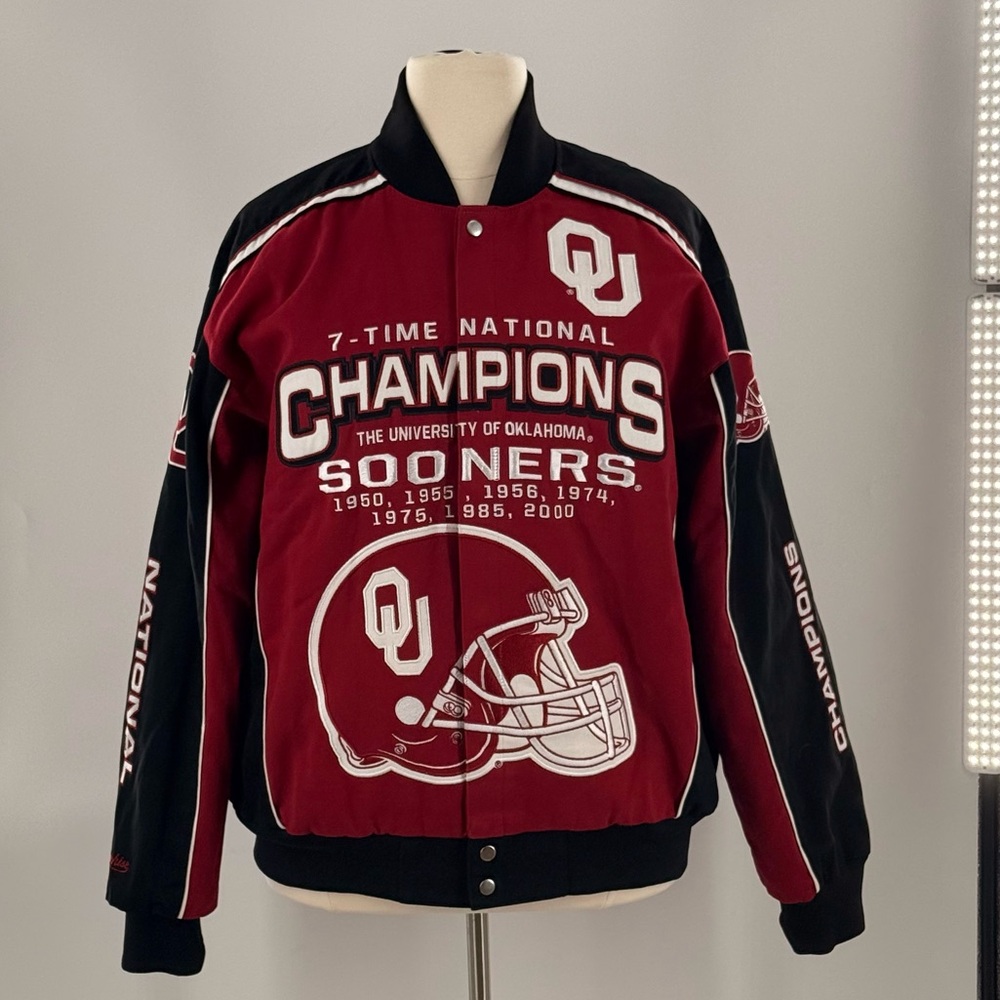 Vintage Franchise Club Oklahoma Sooners Championship Jacket